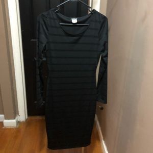 Women’s XS VENUS black long sleeve dress